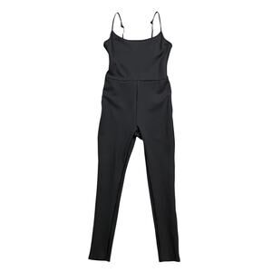 Abercrombie & Fitch Jumpsuit Womens SP Small Petite Black Ponte Unitard Romper
